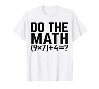 Haz Las matemáticas 67 Meme Resuelve el Problema Argot del Profesor de matemáticas 6 7 Camiseta