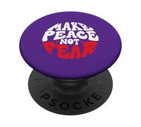 Haz Las paces, no el Miedo PopSockets PopGrip Adhesivo