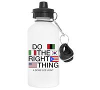 Haz Lo Correcto Botella de Agua Blanco Aluminio
