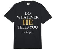 Haz lo Que Él te Diga Mary Comfort Colors Adult Heavyweight T-Shirt