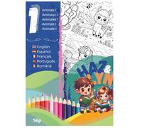Haz & Lyn: Animals I - Learn and Color in 6 Languages