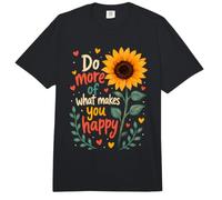 Haz más de lo Que te Hace Feliz Inspirando la Felicidad Cita Comfort Colors Adult Heavyweight T-Shirt