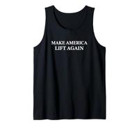 Haz Que América se Levante de Nuevo Gimnasio patriótico de Levantamiento de Pesas Camiseta sin Mangas