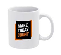 Haz Que Cada Día Cuente Taza De Café Cerámica Tazas Porcelana Taza 330Ml Para Hogar Leche Oficina