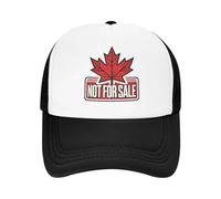 Haz Que Canadá Sea Fuerte No se Vende, Gorras de Béisbol de Malla de Verano con Hoja de Arce Mujeres Sombrero de Sol de Playa Masculino Hip Hop Gorra de Camionero
