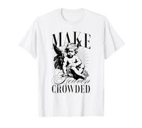 Haz Que el Cielo esté Lleno de Gente, religión, fe Cristiana, bebé ángel Camiseta