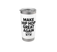 Haz que el hip hop vuelva a ser genial para los amantes de la música retro Vaso térmico de acero inoxidable de doble pared