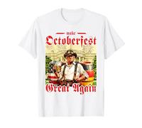 Haz Que el Oktoberfest vuelva a ser Grande Trump German Beer Party Prost Camiseta