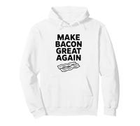 Haz Que el Tocino vuelva a ser Genial Humor Divertido Amante de la Comida Sudadera con Capucha
