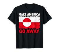 Haz Que Estados Unidos se Vaya Bandera de Groenlandia Camiseta