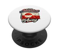 Haz Que Estados Unidos se Vaya Bandera de Groenlandia PopSockets PopGrip Adhesivo