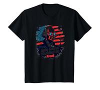 Haz Que George Washington se Sienta Orgulloso Camiseta, Niños, Negro, 12 años
