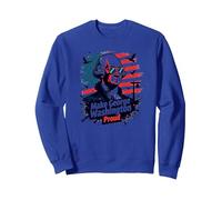 Haz Que George Washington se Sienta Orgulloso Sudadera, Unisex para Adultos, Azul Real, S