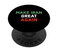 Haz que Irán vuelva a ser grande bandera patriótica del orgullo persa iraní PopSockets PopGrip Adhesivo