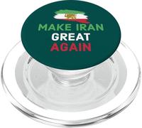 Haz que Irán vuelva a ser grande León persa y sol Shiro Khorshid PopSockets PopGrip para MagSafe