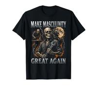 Haz Que la masculinidad vuelva a ser Grande Esqueleto mecánico Camiseta