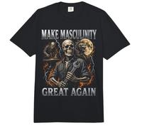 Haz Que la masculinidad vuelva a ser Grande Esqueleto mecánico Comfort Colors Adult Heavyweight T-Shirt