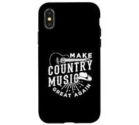 Haz que la música country vuelva a ser genial Carcasa para iPhone X/XS