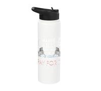 Haz que la parrilla sea genial de nuevo Trump BBQ Pit Master Grill regalo Stainless Steel Insulated Water Bottle