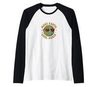 Haz Que la Tierra vuelva a Enfriar un Divertido diseño de Conciencia ecológica sobre el Clima Camiseta Manga Raglan