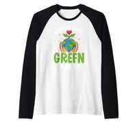 Haz Que la Tierra vuelva a ser Verde Camiseta Manga Raglan