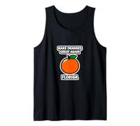 Haz Que Las Naranjas Sean geniales Otra Vez Florida Citrus Funny Local Pride Camiseta sin Mangas