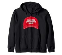 Haz Que Las Tarjetas Rojas Sean geniales Otra Vez Funny Soccer Árbitro Meme Sudadera con Capucha