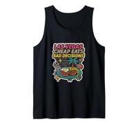 Haz Que Las Vegas Sean Baratas Otra Vez Retro Las Vegas Buffets Casino Party Camiseta sin Mangas