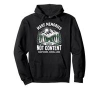 Haz Que los Recuerdos no estén contentos Campamento Más Desplázate Menos Sudadera con Capucha