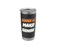 Haz que tenga sentido Vaso térmico de acero inoxidable de doble pared