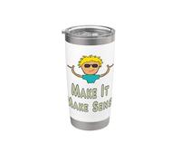Haz que tenga sentido Vaso térmico de acero inoxidable de doble pared