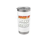 Haz que tenga sentido Vaso térmico de acero inoxidable de doble pared