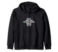 Haz Que tu Aire Acondicionado Sea Genial Otra Vez Funny HVAC Tech Sudadera con Capucha