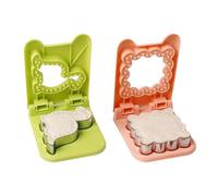 Haz que tu desayuno sea más emocionante: Deleite a tu familia por la mañana con nuestro cortador y sellador de sándwich. Crea formas divertidas como dinosaurios o patrones de encaje, hecho a mano con