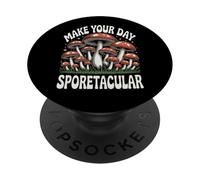 Haz Que tu día Sea un Hongo esporetacular para Cazar Hongos PopSockets PopGrip Adhesivo