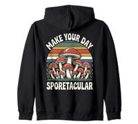 Haz Que tu día Sea un Hongo esporetacular para Cazar Hongos Sudadera con Capucha