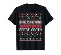 Haz Que tu Navidad Sea un Gran suéter de Navidad con el suéter de Trump Christmas U Camiseta