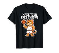 Haz Que Tus tiros Libres Sean Divertidos Jugadores de Baloncesto Camiseta