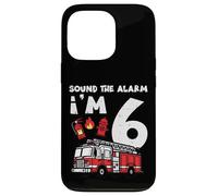 Haz Sonar la Alarma: Im 6 Firetruck Cumple 6 años, niños y niños Carcasa para iPhone 13 Pro
