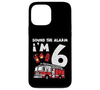 Haz Sonar la Alarma: Im 6 Firetruck Cumple 6 años, niños y niños Carcasa para iPhone 13 Pro MAX
