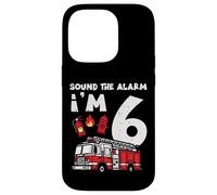 Haz Sonar la Alarma: Im 6 Firetruck Cumple 6 años, niños y niños Carcasa para iPhone 14 Pro