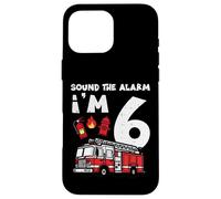 Haz Sonar la Alarma: Im 6 Firetruck Cumple 6 años, niños y niños Carcasa para iPhone 16 Pro MAX