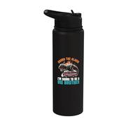 Haz sonar la alarma: voy a ser un hermano mayor - Baby Reveal Stainless Steel Insulated Water Bottle