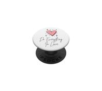 Haz Todo con Amor, Bonito corazón, Inspirador Arte religioso PopSockets PopGrip Adhesivo