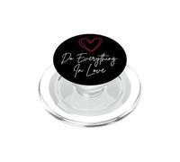 Haz Todo con Amor, Bonito corazón, Inspirador Arte religioso PopSockets PopGrip para MagSafe