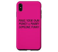 Haz tu Propio Dinero y cásate con Alguien Broma Divertida Carcasa para iPhone XS MAX