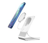 Haz tu vida más fácil con el cargador inalámbrico magnético, soporte de escritorio para teléfono para iPhone12Series con almohadillas de