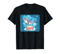 Haz un chapoteo sorpresa con este delfín de cumpleaños Camiseta