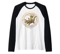 Haz una Cosa Cada día Que asuste a tu Familia cocodrilo Camiseta Manga Raglan
