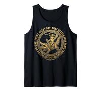 Haz una Cosa Cada día Que asuste a tu Familia cocodrilo Camiseta sin Mangas